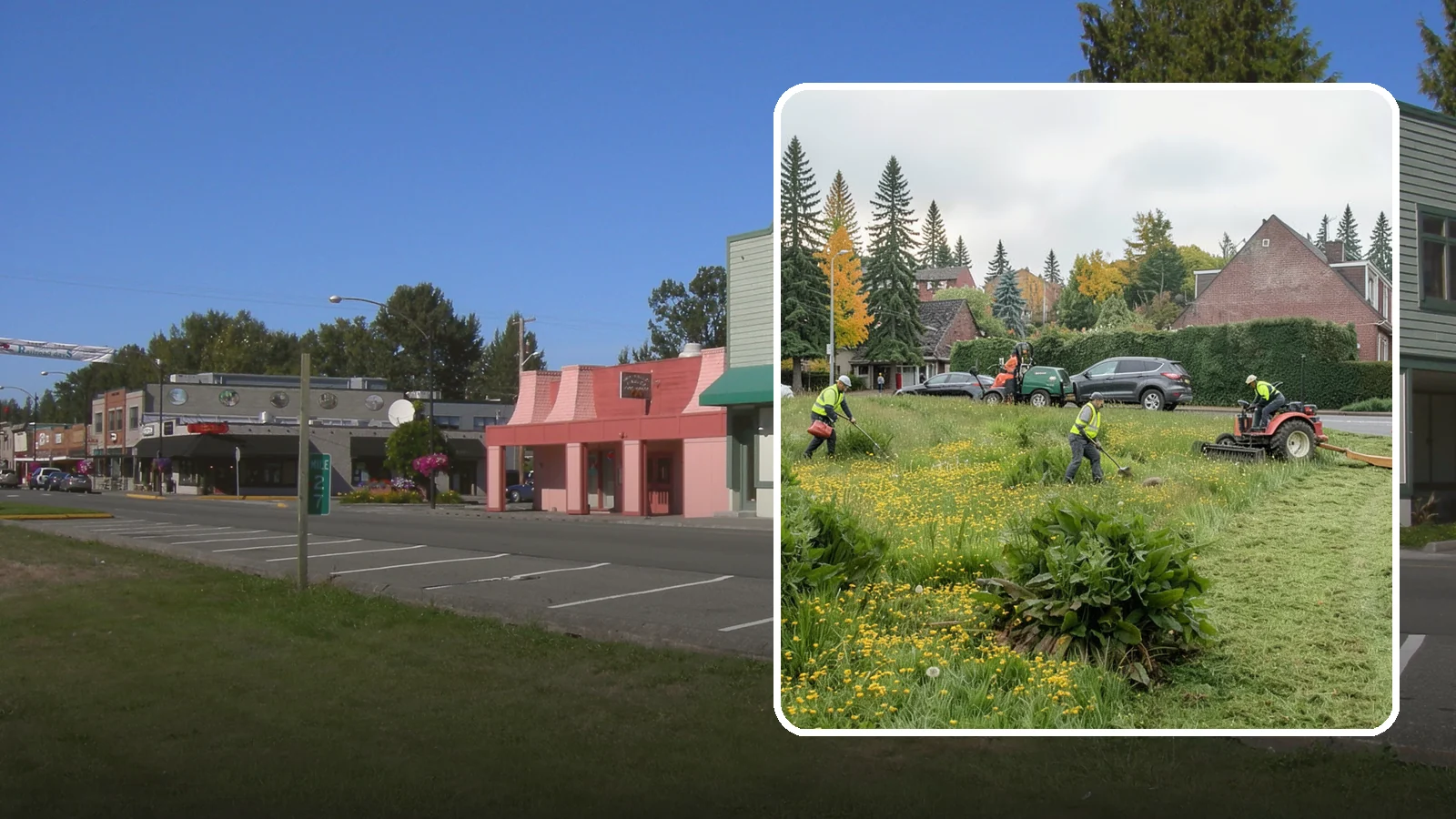Open Space Mowing in Snoqualmie, King County, WA - Scheduled mowing of meadows, fields, and open-space parcels for access, safety, and fire fuel reduction.