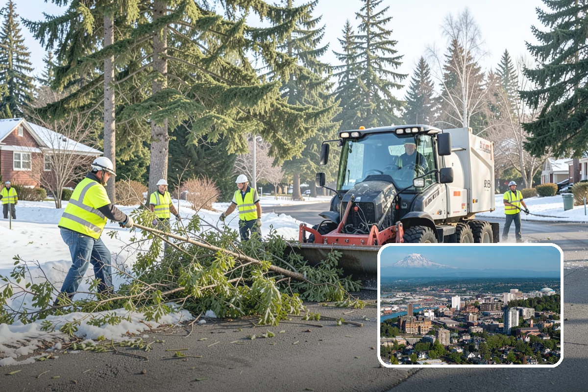 Open Space Mowing in Tacoma, Pierce County, WA - Reduces fire fuel loads across open parcels