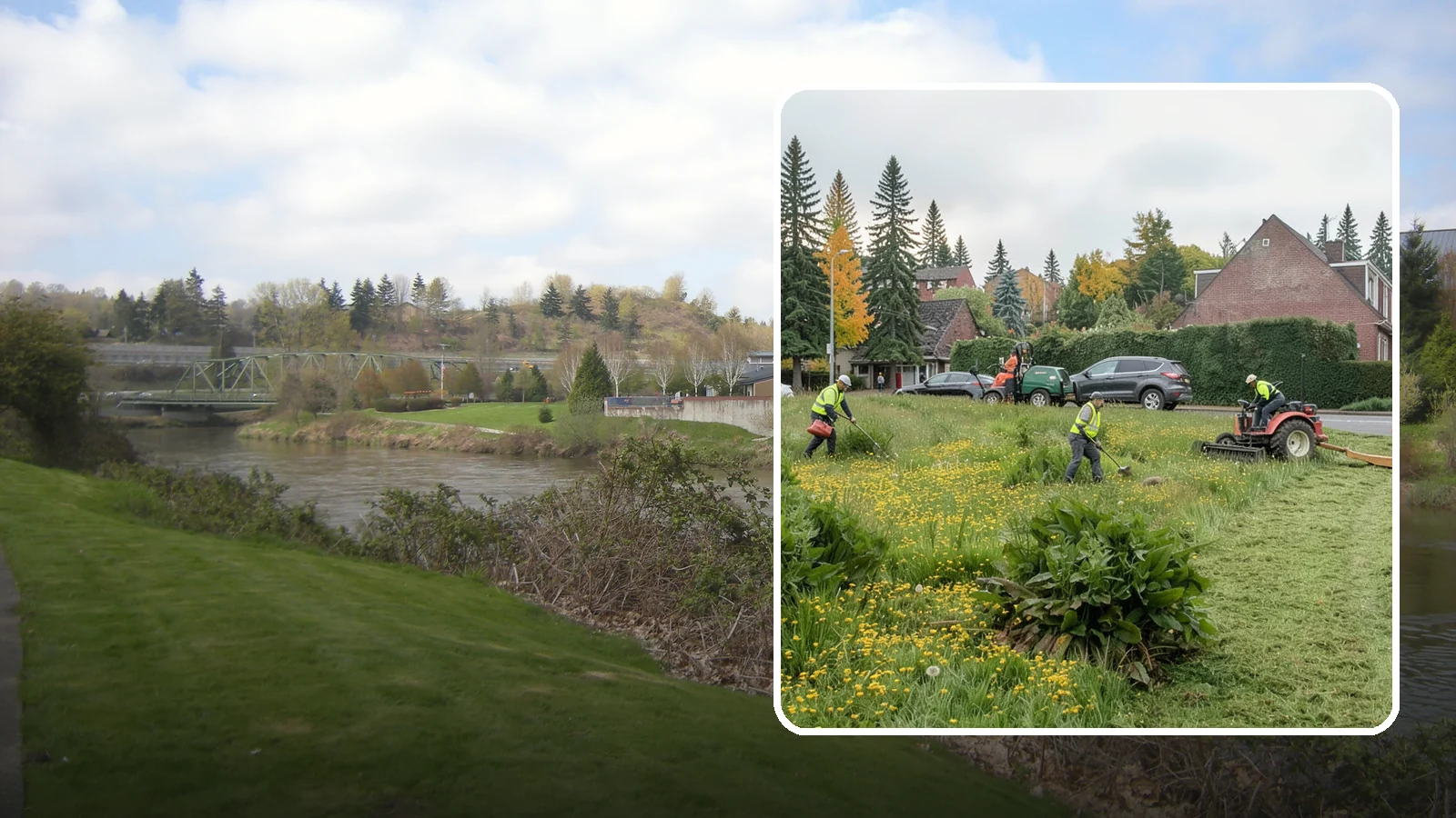 Open Space Mowing in Tukwila, King County, WA - Scheduled mowing of meadows, fields, and open-space parcels for access, safety, and fire fuel reduction.