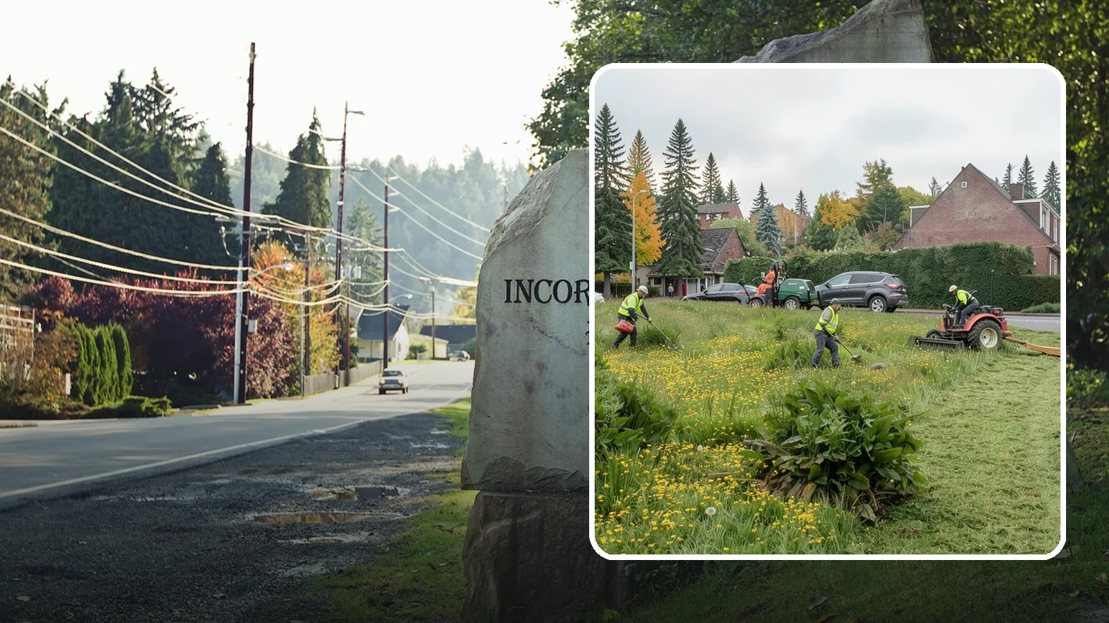 Open Space Mowing in Wilkeson, Pierce County, WA - Scheduled mowing of meadows, fields, and open-space parcels for access, safety, and fire fuel reduction.