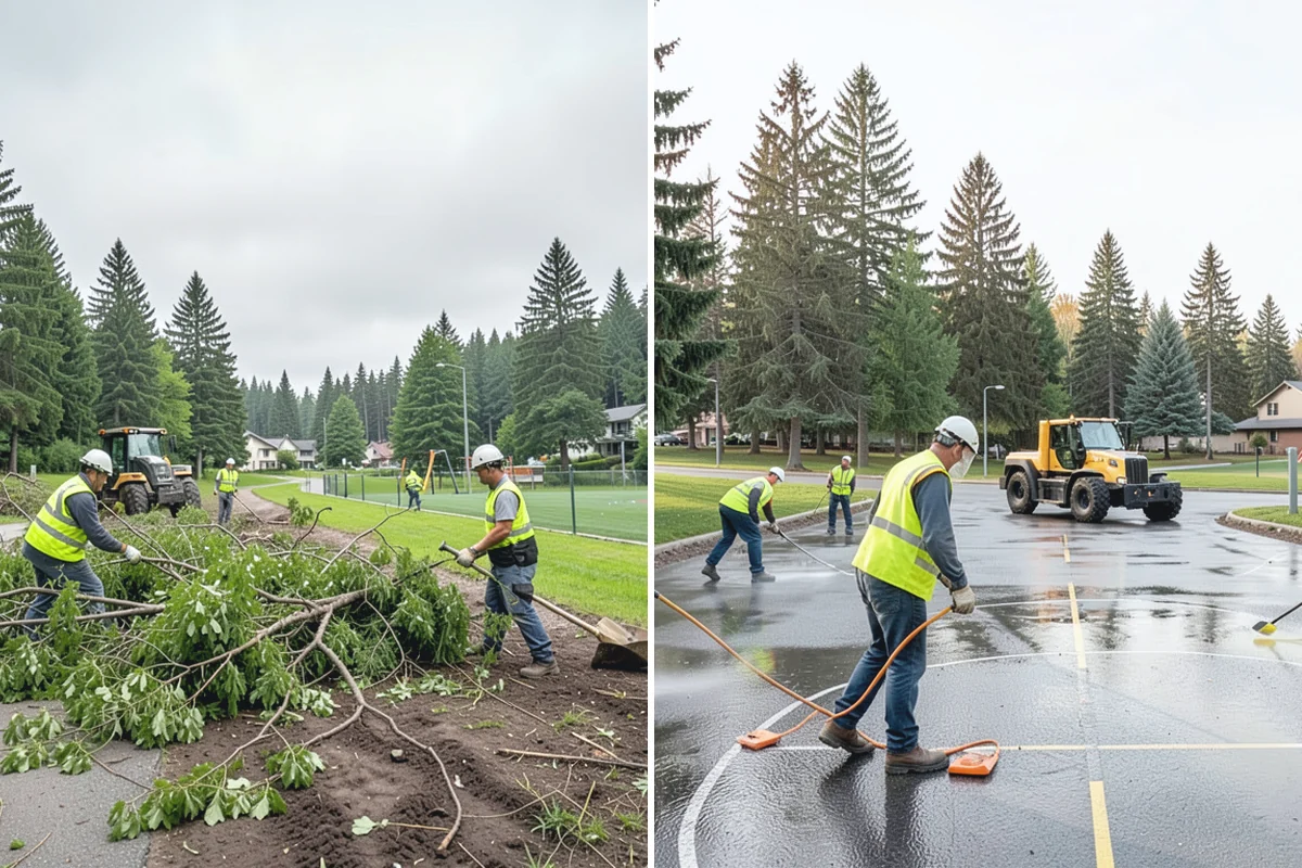 Open Space Mowing in Woodinville, King County, WA - Map mowing zones and sensitive areas with staff
