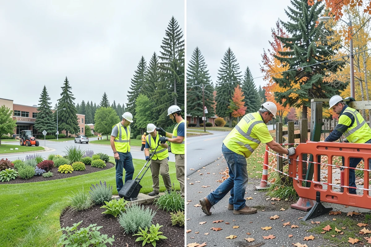 Outfall Maintenance in Buckley, Pierce County, WA - Locate outfalls and inspect for flow, erosion, and blockage