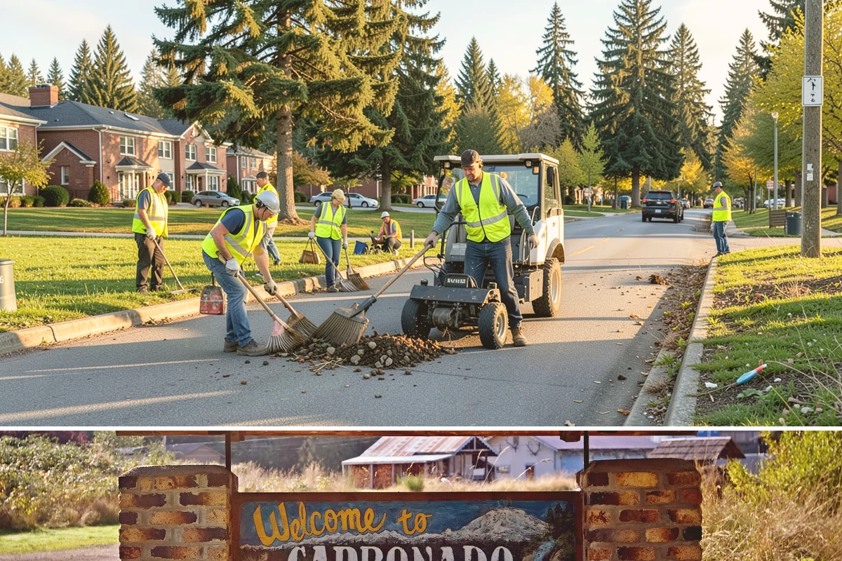 Outfall Maintenance in Carbonado, Pierce County, WA - Dry-weather screening is most reliable during the summer, while flow and erosion inspections continue through the winter...
