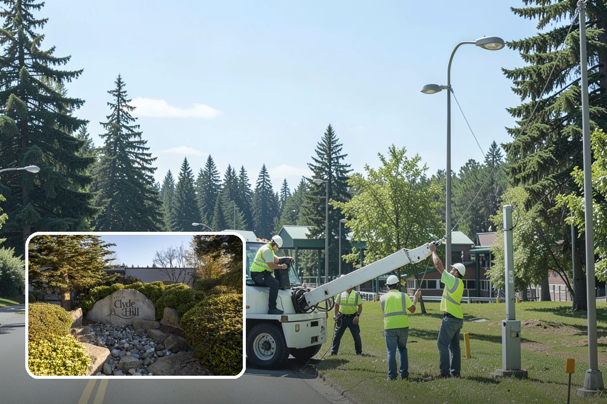 Outfall Maintenance in Clyde Hill, King County, WA - Unobstructed outfalls that discharge as designed