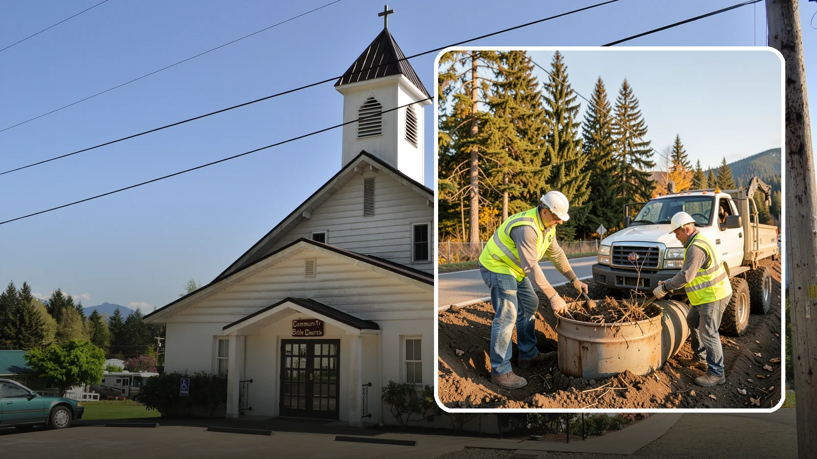 Outfall Maintenance in Concrete, Skagit County, WA - Inspection and clearing of stormwater outfalls to maintain flow and detect illicit discharges.
