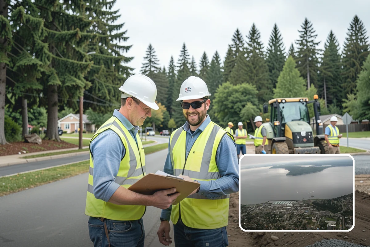 Outfall Maintenance in Des Moines, King County, WA - Unobstructed outfalls that discharge as designed