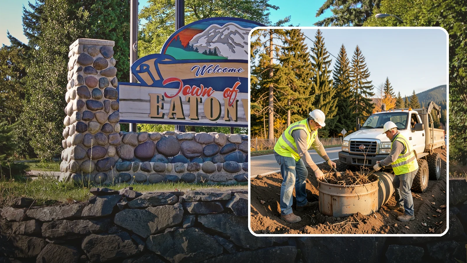 Outfall Maintenance in Eatonville, Pierce County, WA - Inspection and clearing of stormwater outfalls to maintain flow and detect illicit discharges.