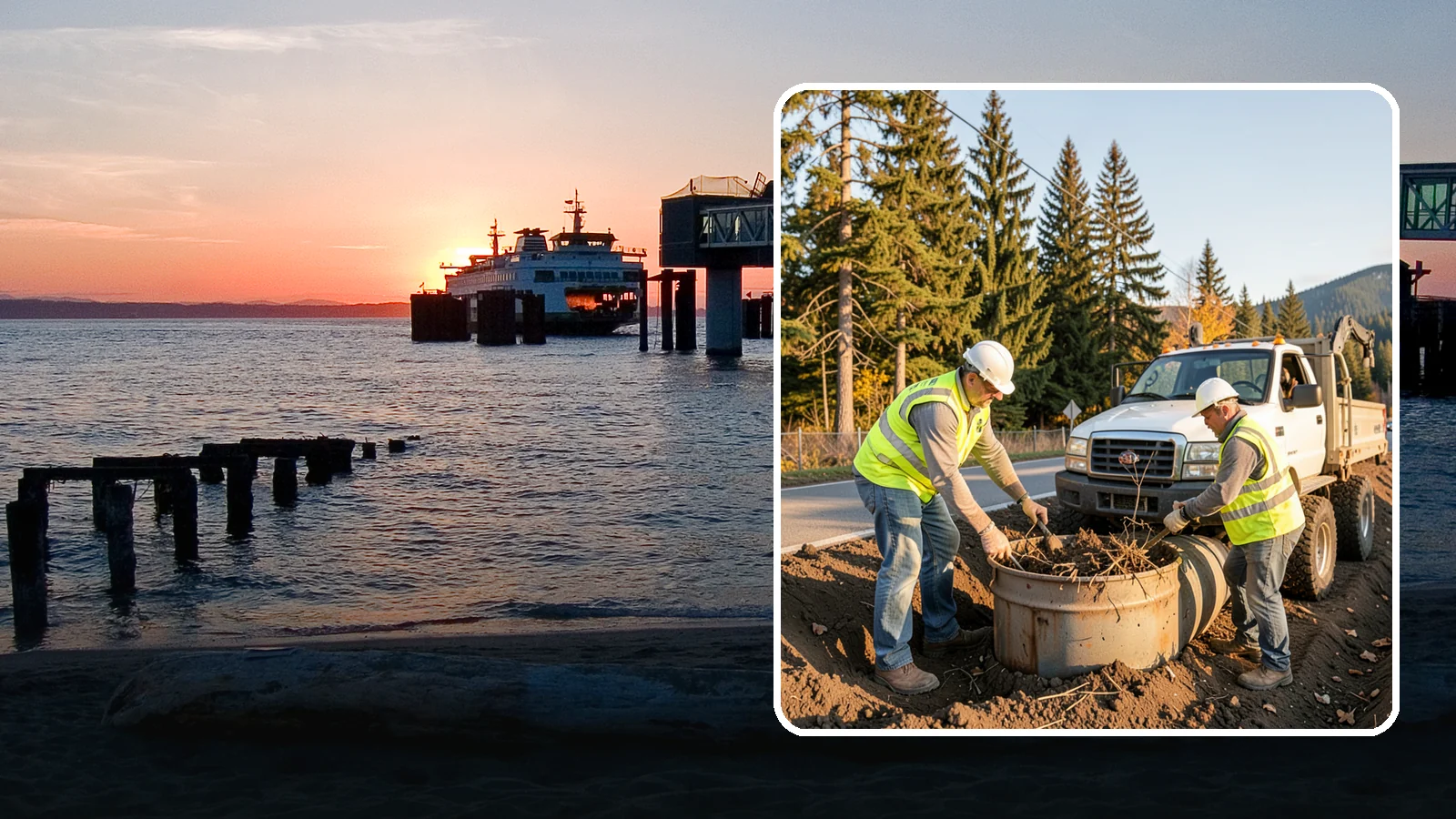 Outfall Maintenance in Edmonds, Snohomish County, WA - Inspection and clearing of stormwater outfalls to maintain flow and detect illicit discharges.