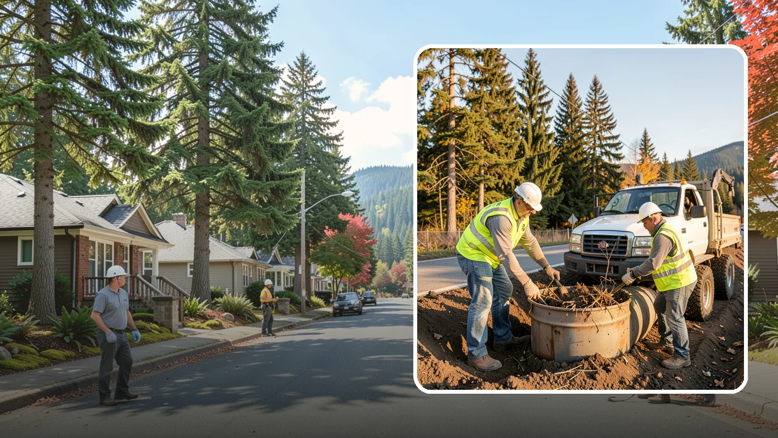 Outfall Maintenance in Hunts Point, King County, WA - Inspection and clearing of stormwater outfalls to maintain flow and detect illicit discharges.