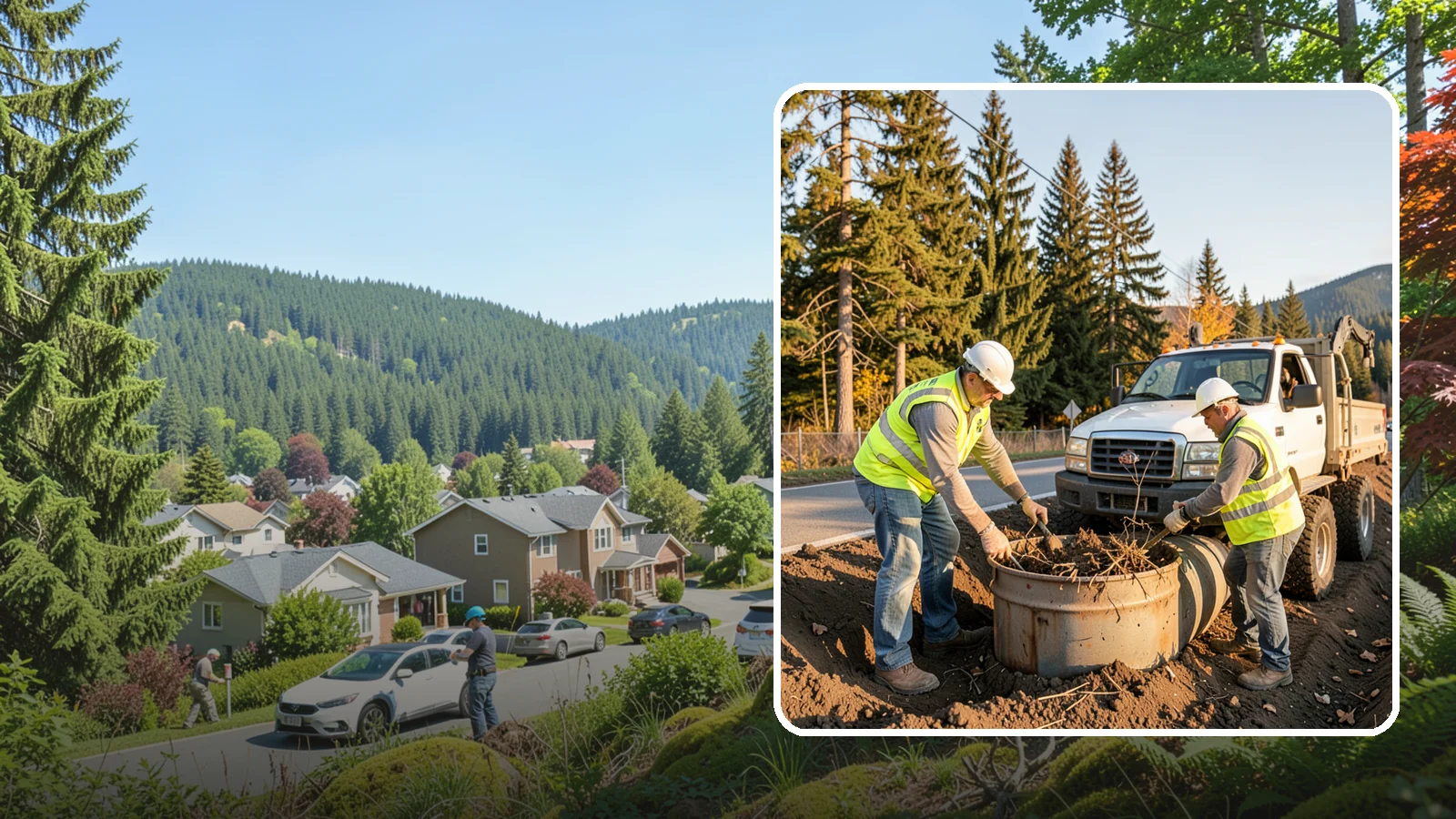Outfall Maintenance in Index, Snohomish County, WA - Inspection and clearing of stormwater outfalls to maintain flow and detect illicit discharges.