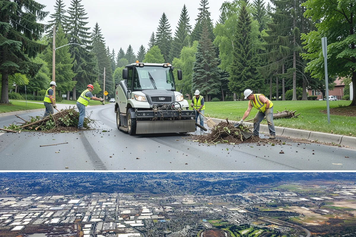 Outfall Maintenance in Kent, King County, WA - Dry-weather screening is most reliable during the summer, while flow and erosion inspections continue through the winter...