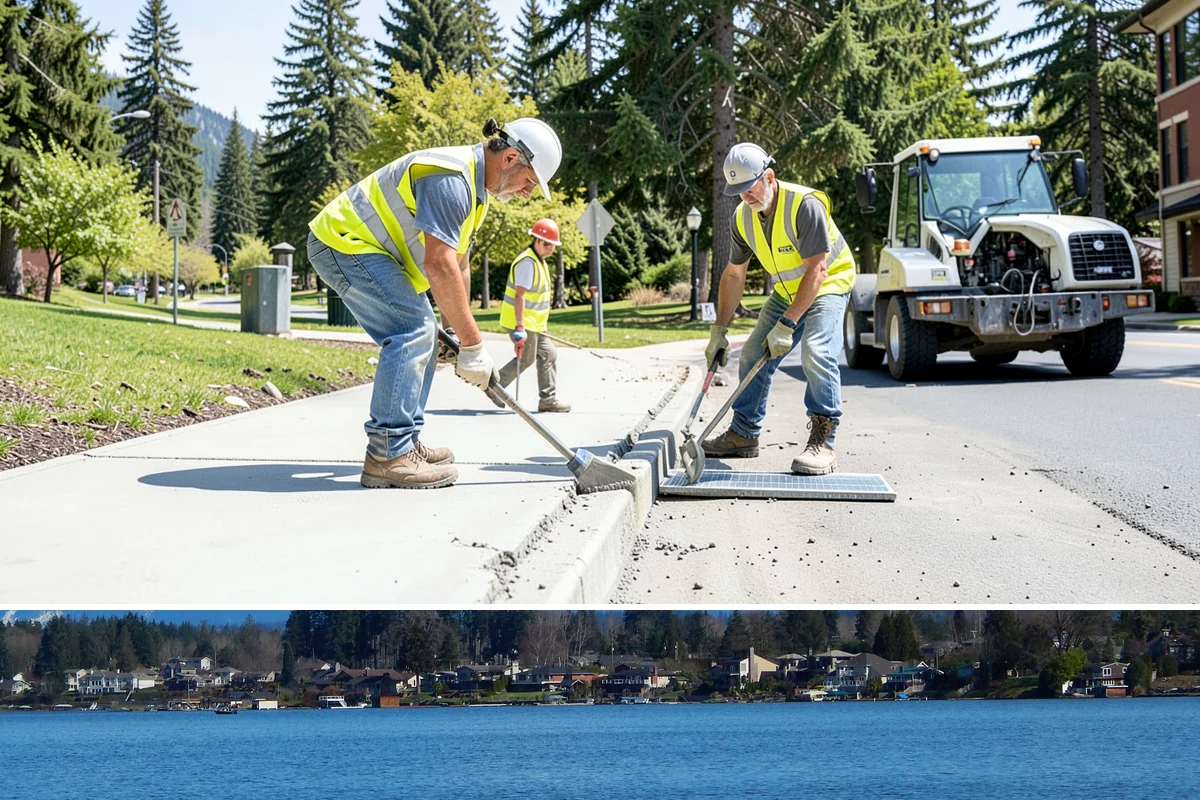 Outfall Maintenance in Lake Stevens, Snohomish County, WA - Dry-weather screening is most reliable during the summer, while flow and erosion inspections continue through the winter...