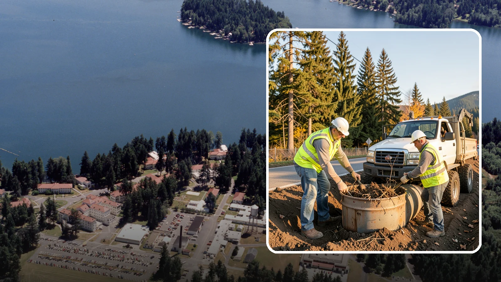 Outfall Maintenance in Lakewood, Pierce County, WA - Inspection and clearing of stormwater outfalls to maintain flow and detect illicit discharges.