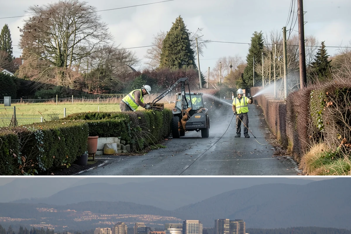 Outfall Maintenance in Medina, King County, WA - Dry-weather screening is most reliable during the summer, while flow and erosion inspections continue through the winter...