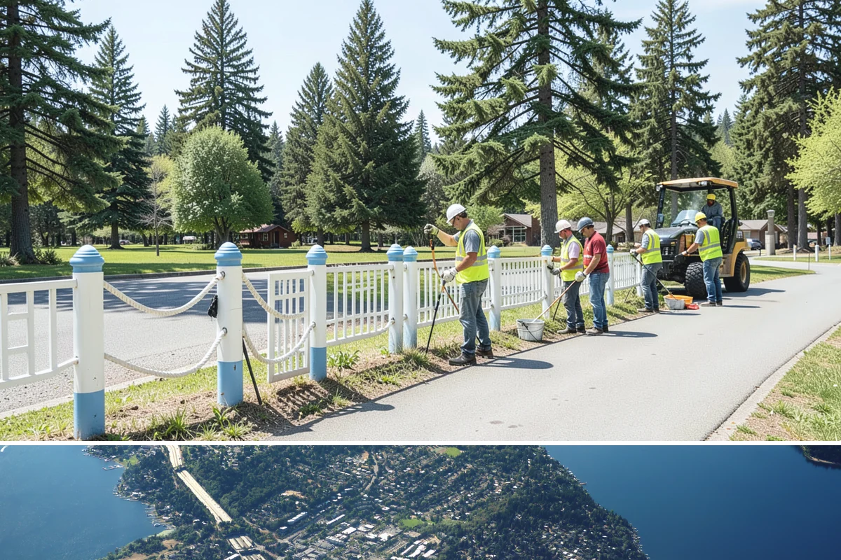Outfall Maintenance in Mercer Island, King County, WA - Dry-weather screening is most reliable during the summer, while flow and erosion inspections continue through the winter...