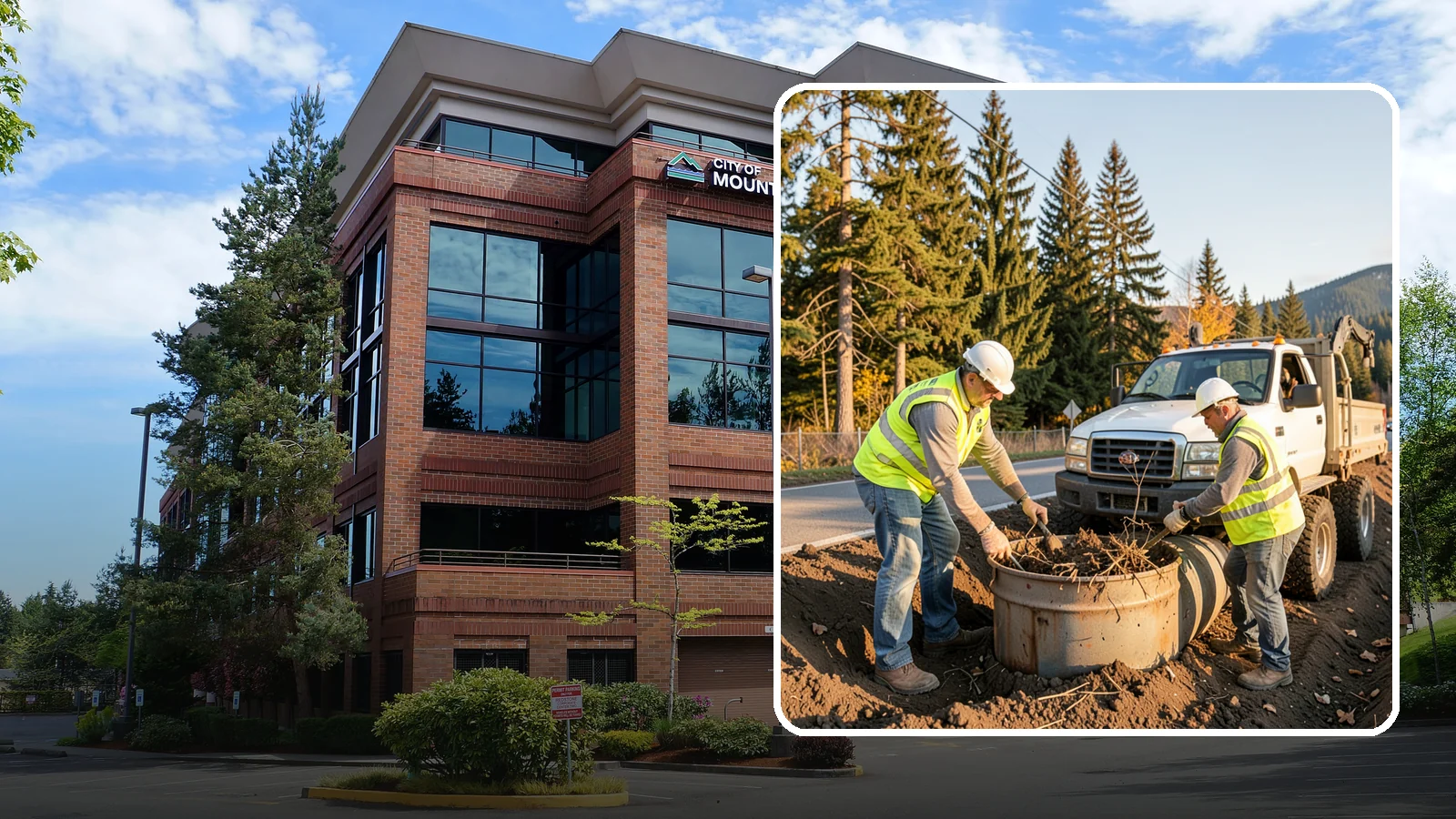 Outfall Maintenance in Mountlake Terrace, Snohomish County, WA - Inspection and clearing of stormwater outfalls to maintain flow and detect illicit discharges.