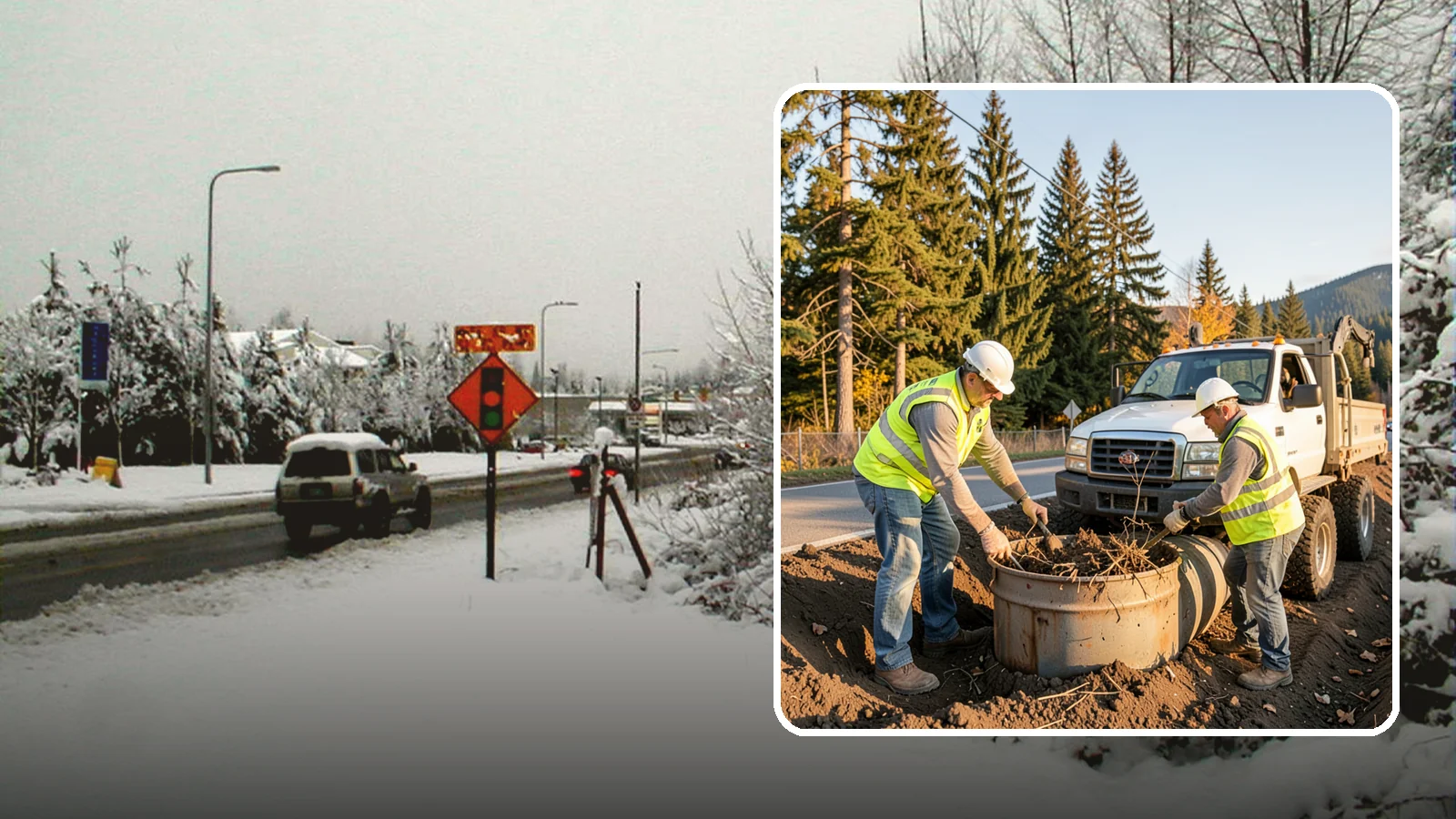 Outfall Maintenance in Newcastle, King County, WA - Inspection and clearing of stormwater outfalls to maintain flow and detect illicit discharges.
