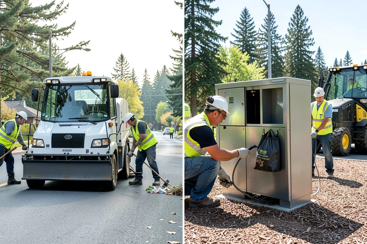 Outfall Maintenance in Pacific, King County, WA - Locate outfalls and inspect for flow, erosion, and blockage