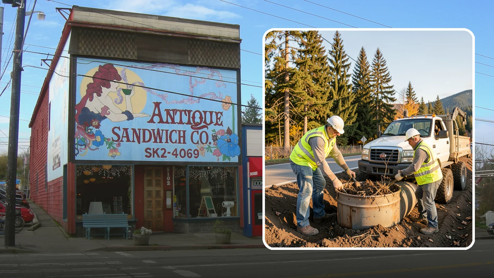 Outfall Maintenance in Ruston, Pierce County, WA - Inspection and clearing of stormwater outfalls to maintain flow and detect illicit discharges.