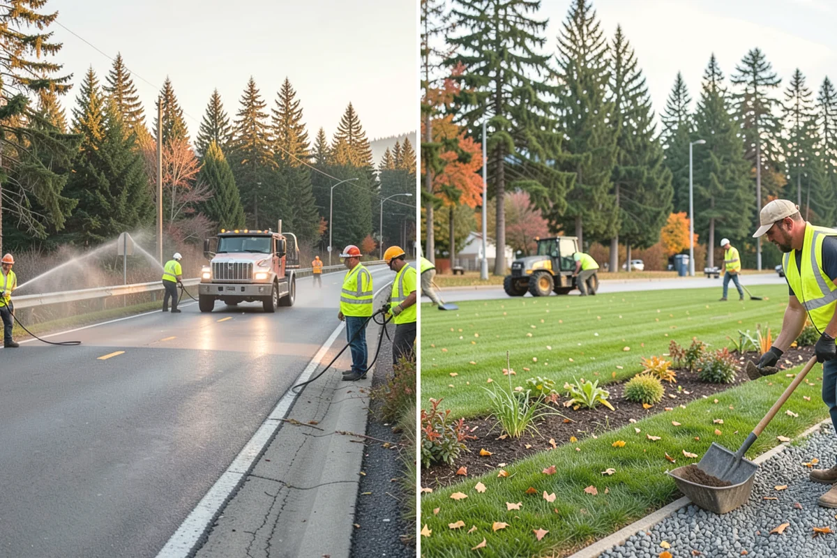 Outfall Maintenance in Ruston, Pierce County, WA - Locate outfalls and inspect for flow, erosion, and blockage