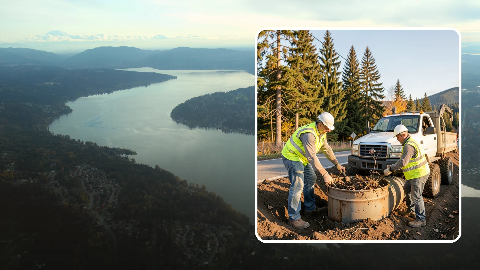 Outfall Maintenance in Sammamish, King County, WA - Inspection and clearing of stormwater outfalls to maintain flow and detect illicit discharges.