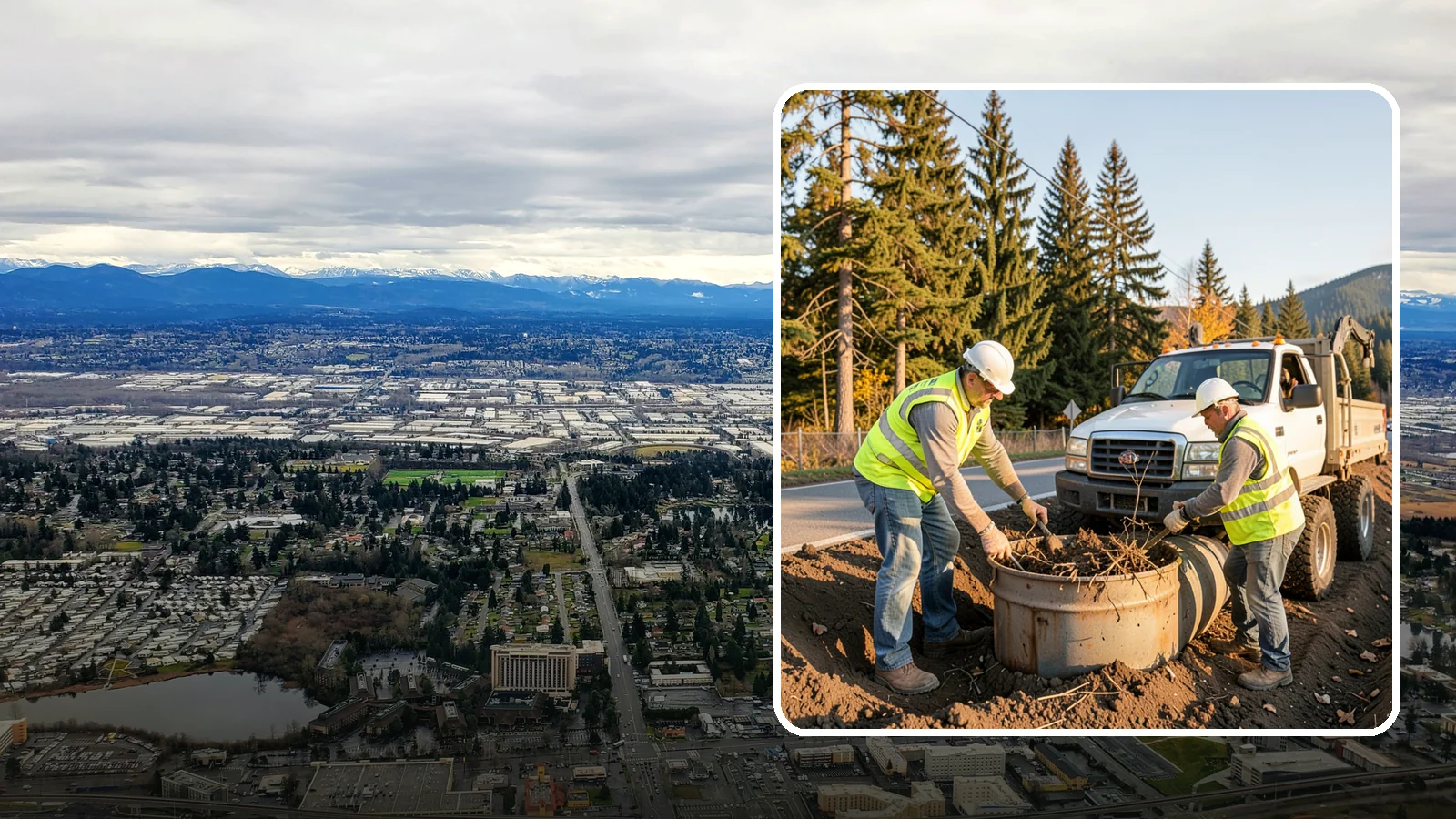 Outfall Maintenance in SeaTac, King County, WA - Inspection and clearing of stormwater outfalls to maintain flow and detect illicit discharges.