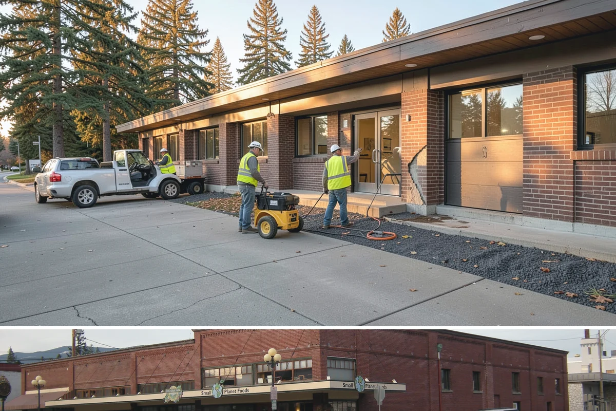 Outfall Maintenance in Sedro-Woolley, Skagit County, WA - Dry-weather screening is most reliable during the summer, while flow and erosion inspections continue through the winter...