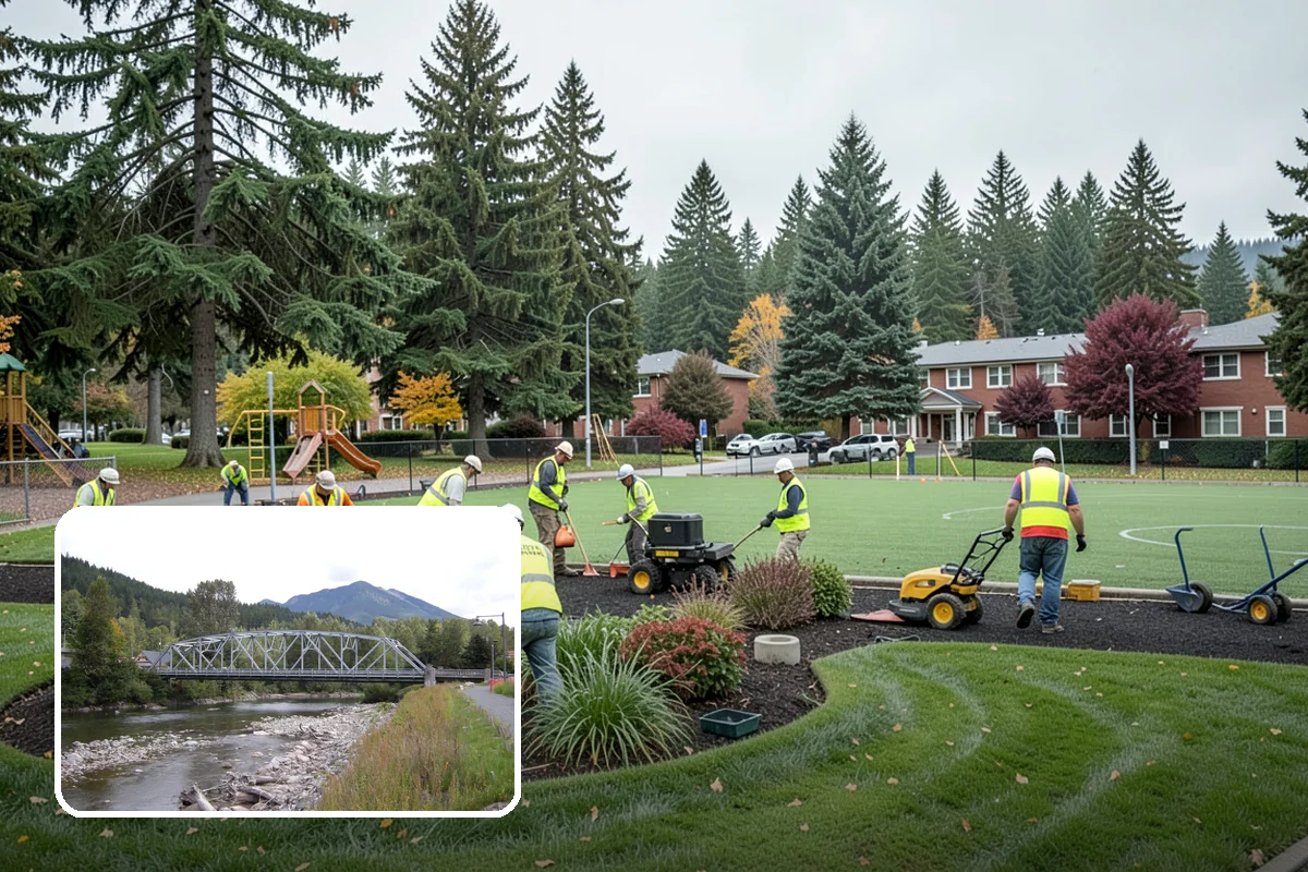 Outfall Maintenance in Skykomish, King County, WA - Unobstructed outfalls that discharge as designed