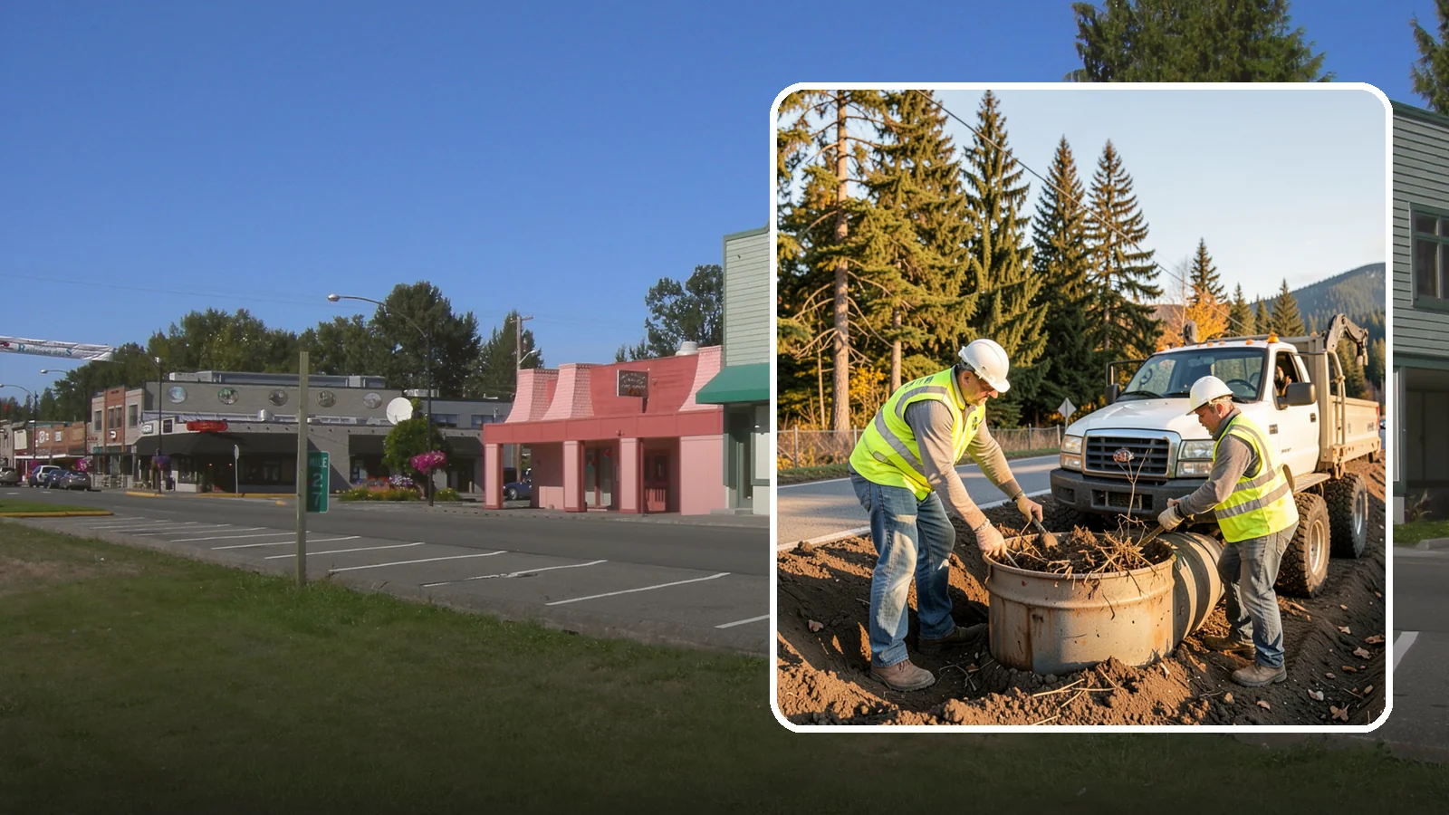 Outfall Maintenance in Snoqualmie, King County, WA - Inspection and clearing of stormwater outfalls to maintain flow and detect illicit discharges.