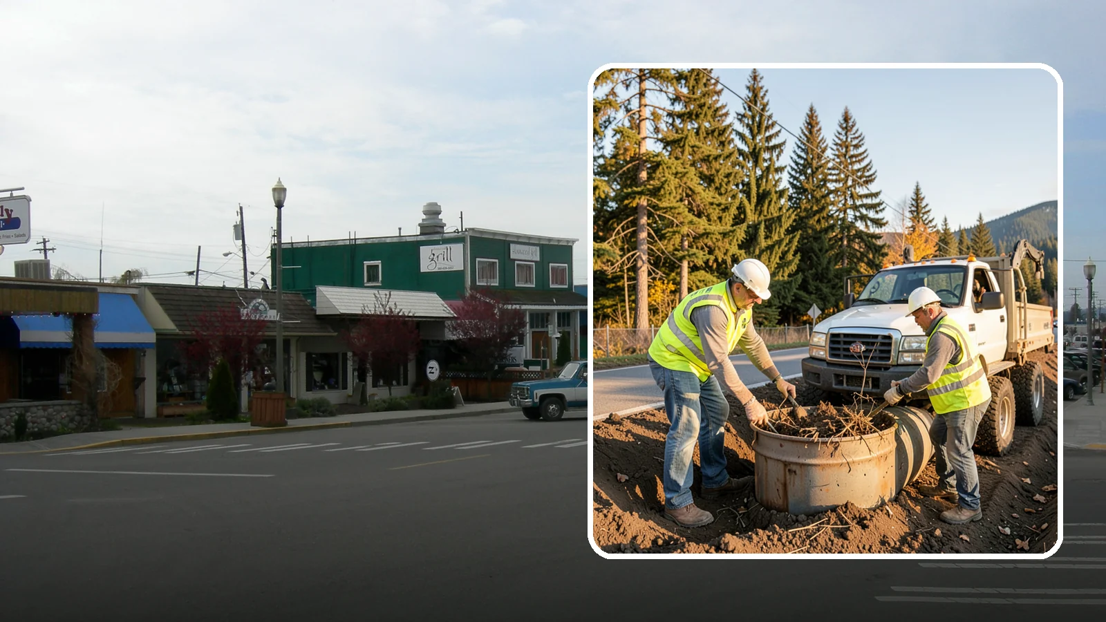Outfall Maintenance in Stanwood, Snohomish County, WA - Inspection and clearing of stormwater outfalls to maintain flow and detect illicit discharges.