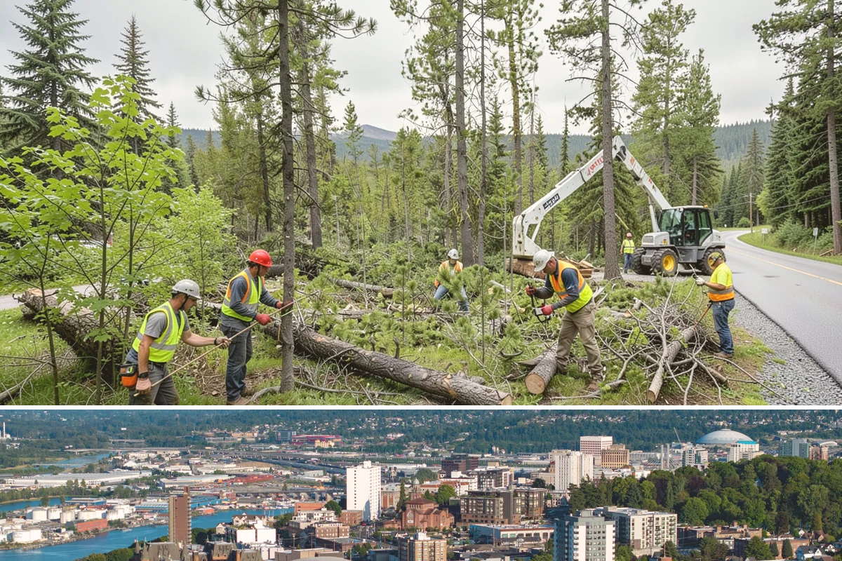 Outfall Maintenance in Tacoma, Pierce County, WA - Dry-weather screening is most reliable during the summer, while flow and erosion inspections continue through the winter...