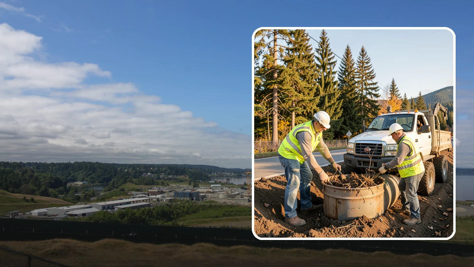 Outfall Maintenance in University Place, Pierce County, WA - Inspection and clearing of stormwater outfalls to maintain flow and detect illicit discharges.