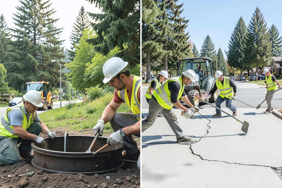 Outfall Maintenance in Woodinville, King County, WA - Locate outfalls and inspect for flow, erosion, and blockage