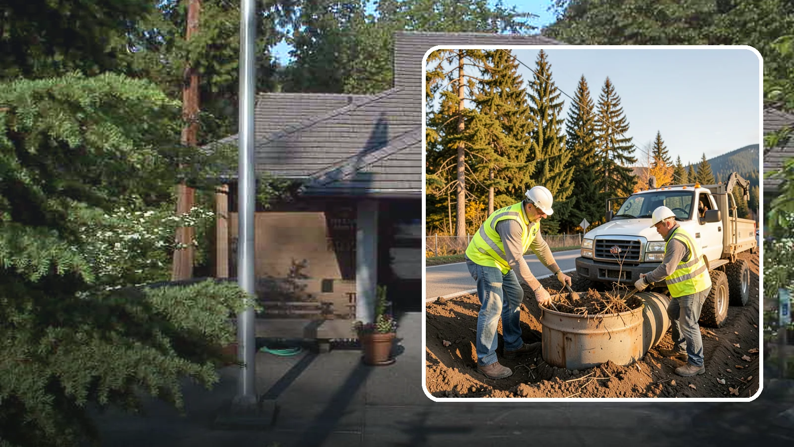 Outfall Maintenance in Yarrow Point, King County, WA - Inspection and clearing of stormwater outfalls to maintain flow and detect illicit discharges.