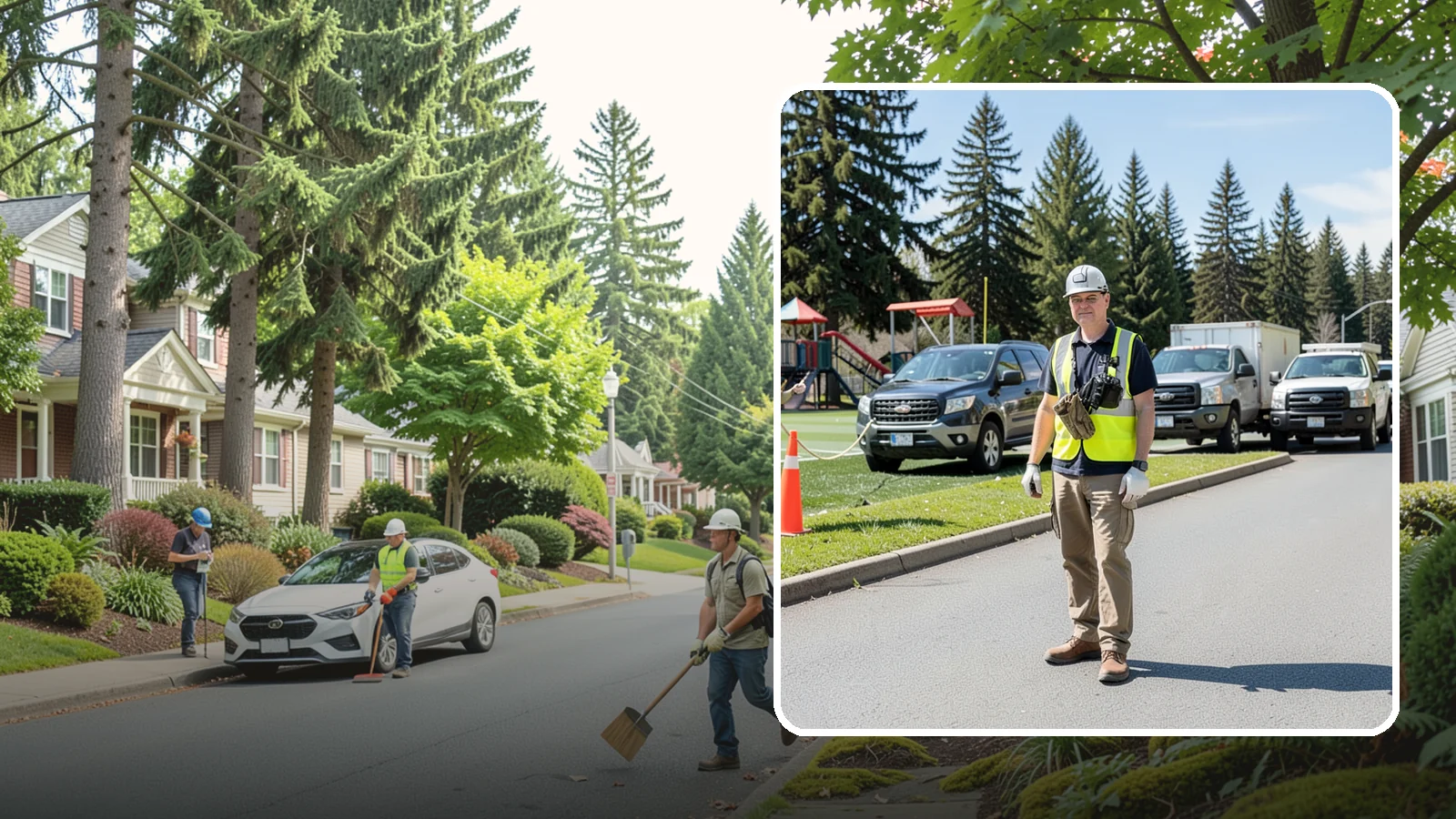 Parade Route Support in Beaux Arts Village, King County, WA - Route setup and support services for Western Washington parades and processional events.