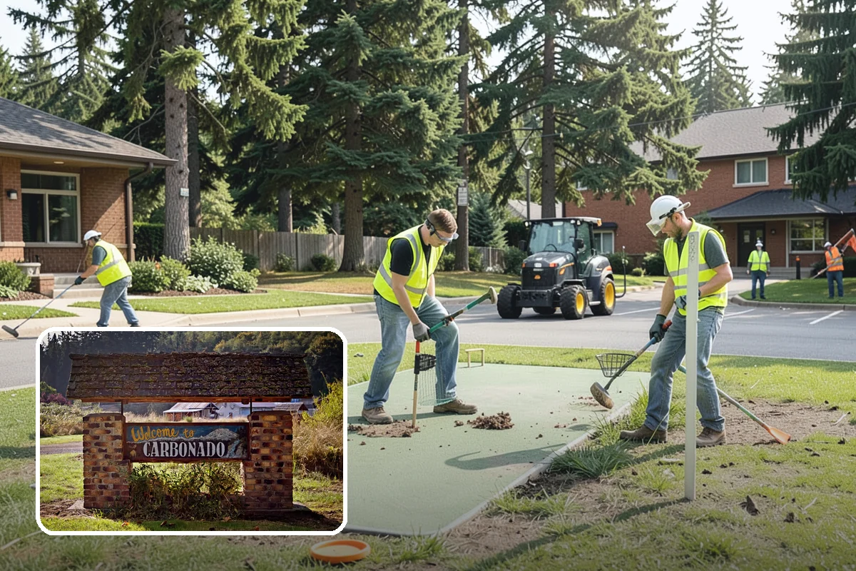 Parade Route Support in Carbonado, Pierce County, WA - Full route staging from barricades to signage