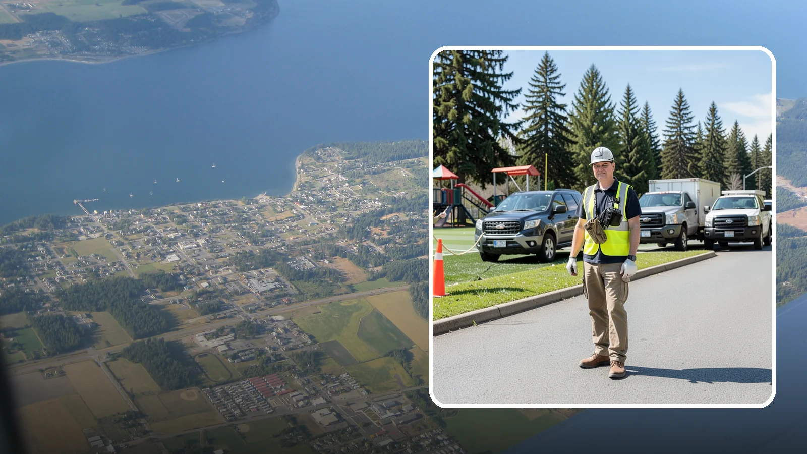 Parade Route Support in Coupeville, Island County, WA - Route setup and support services for Western Washington parades and processional events.