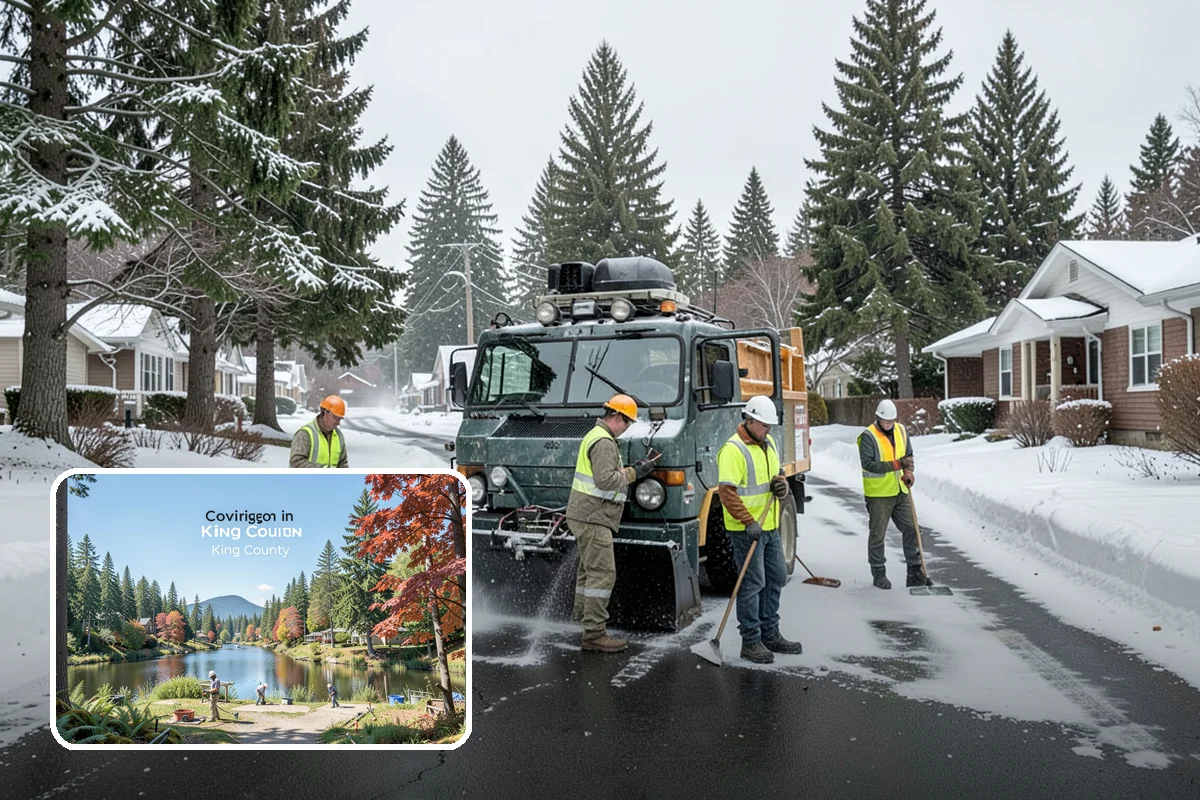 Parade Route Support in Covington, King County, WA - Full route staging from barricades to signage