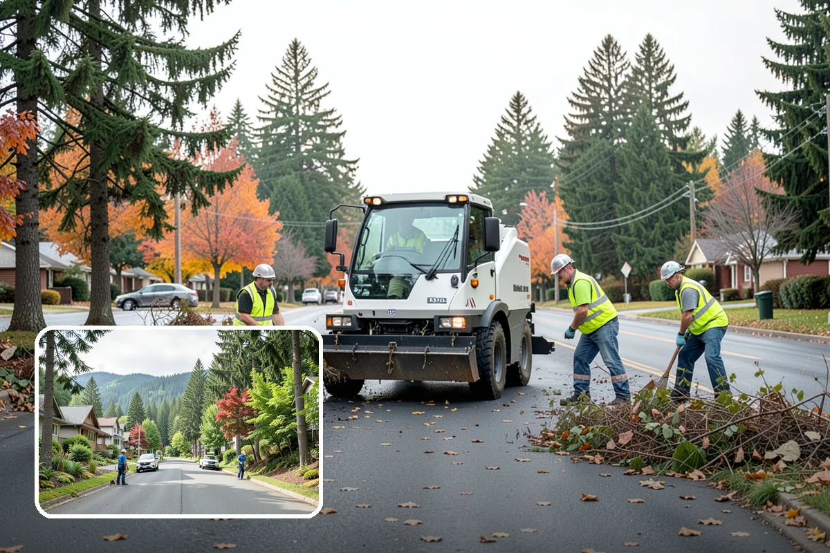 Parade Route Support in Darrington, Snohomish County, WA - Full route staging from barricades to signage