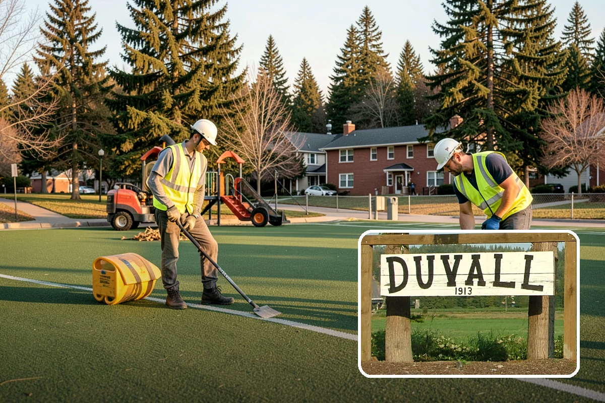 Parade Route Support in Duvall, King County, WA - Full route staging from barricades to signage