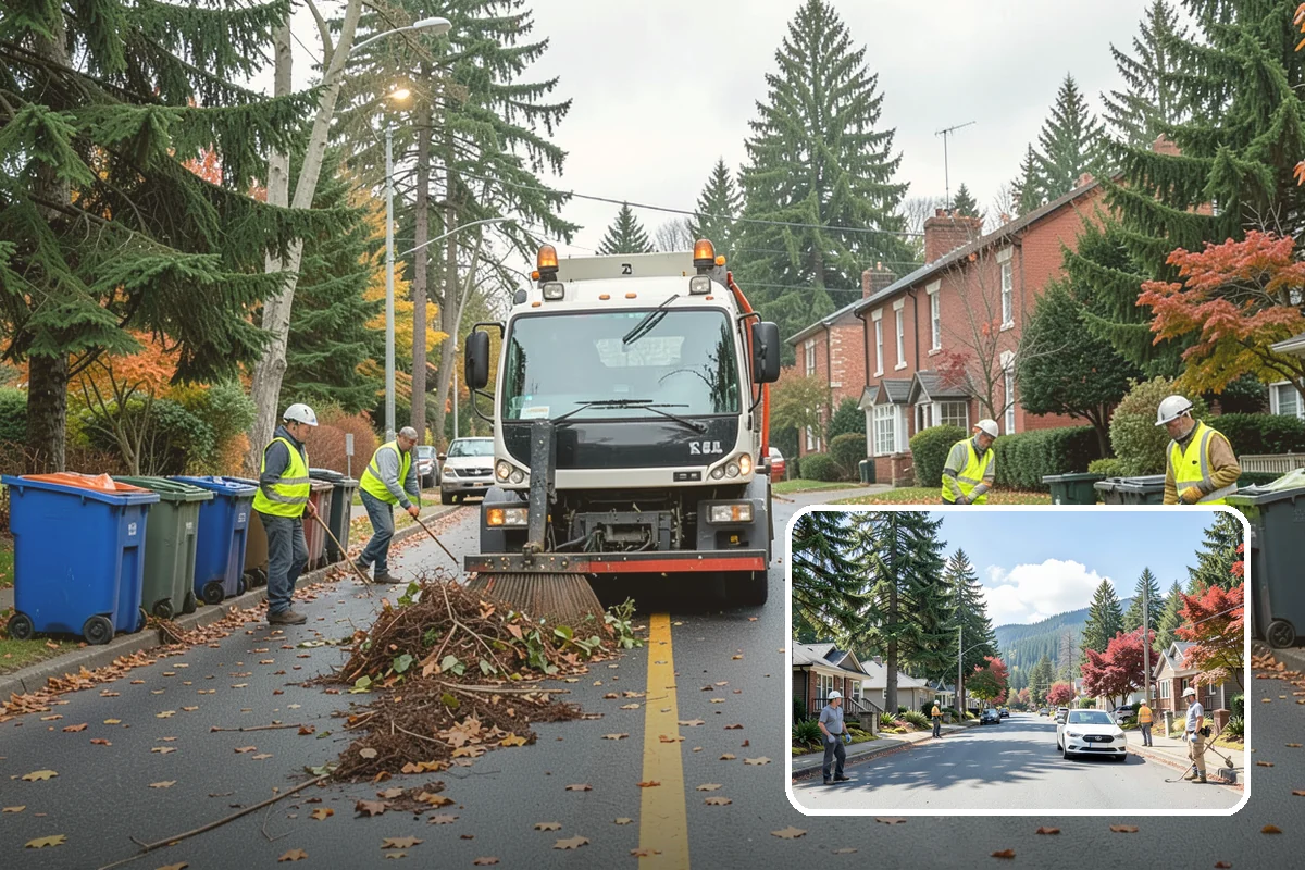 Parade Route Support in Hunts Point, King County, WA - Full route staging from barricades to signage