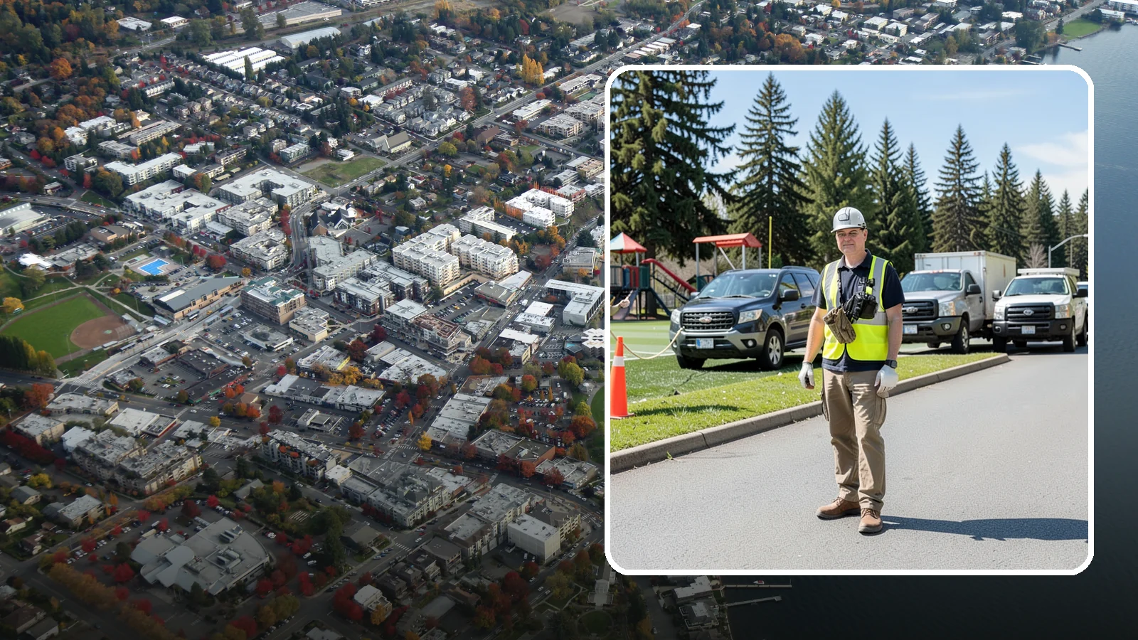 Parade Route Support in Kirkland, King County, WA - Route setup and support services for Western Washington parades and processional events.