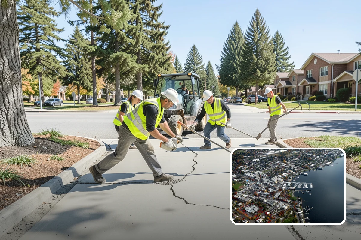 Parade Route Support in Kirkland, King County, WA - Full route staging from barricades to signage