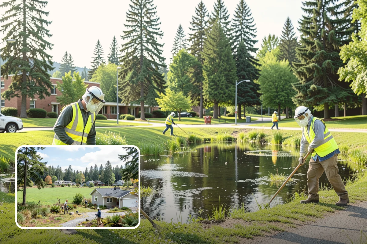 Parade Route Support in Lyman, Skagit County, WA - Full route staging from barricades to signage