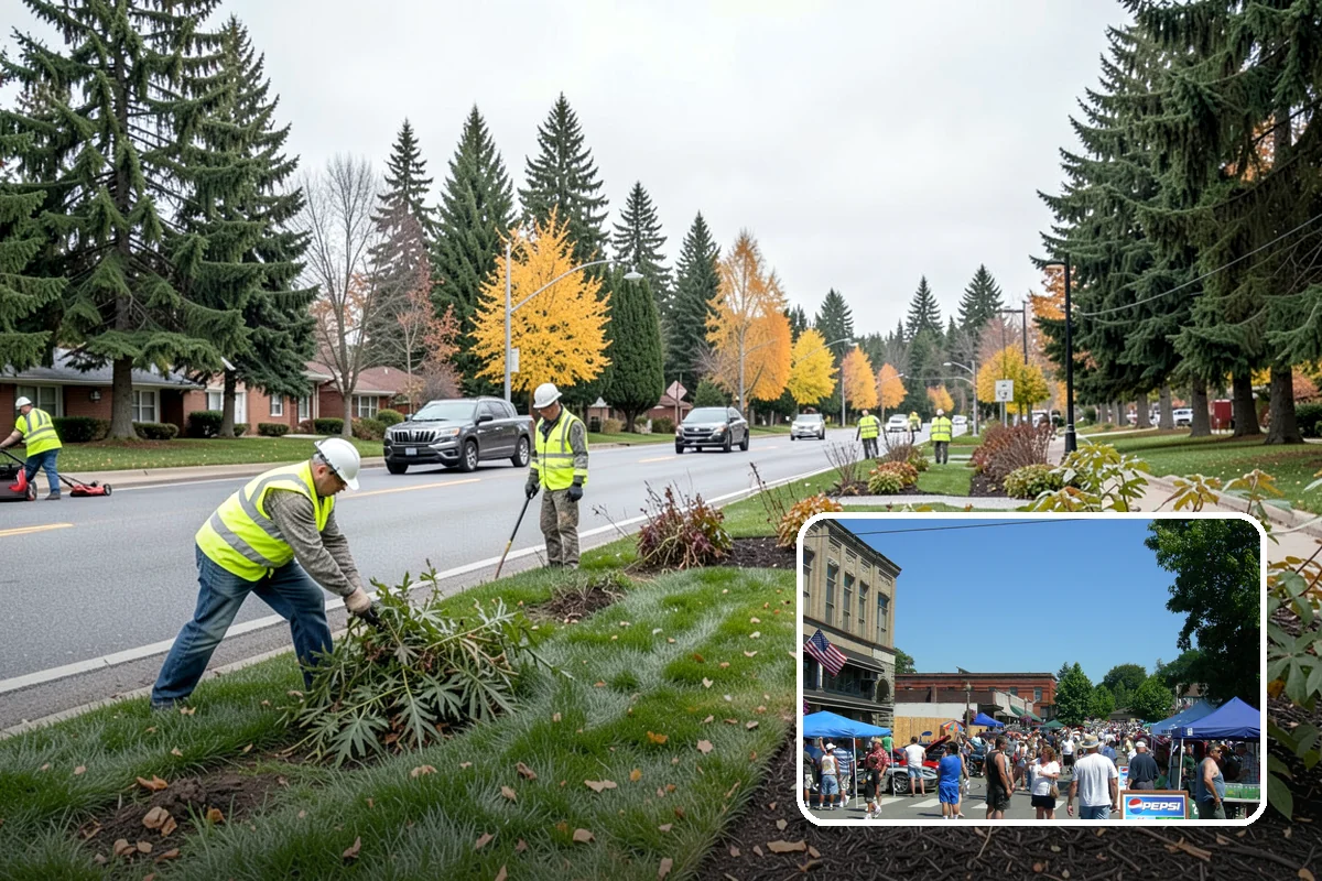 Parade Route Support in Snohomish, Snohomish County, WA - Full route staging from barricades to signage