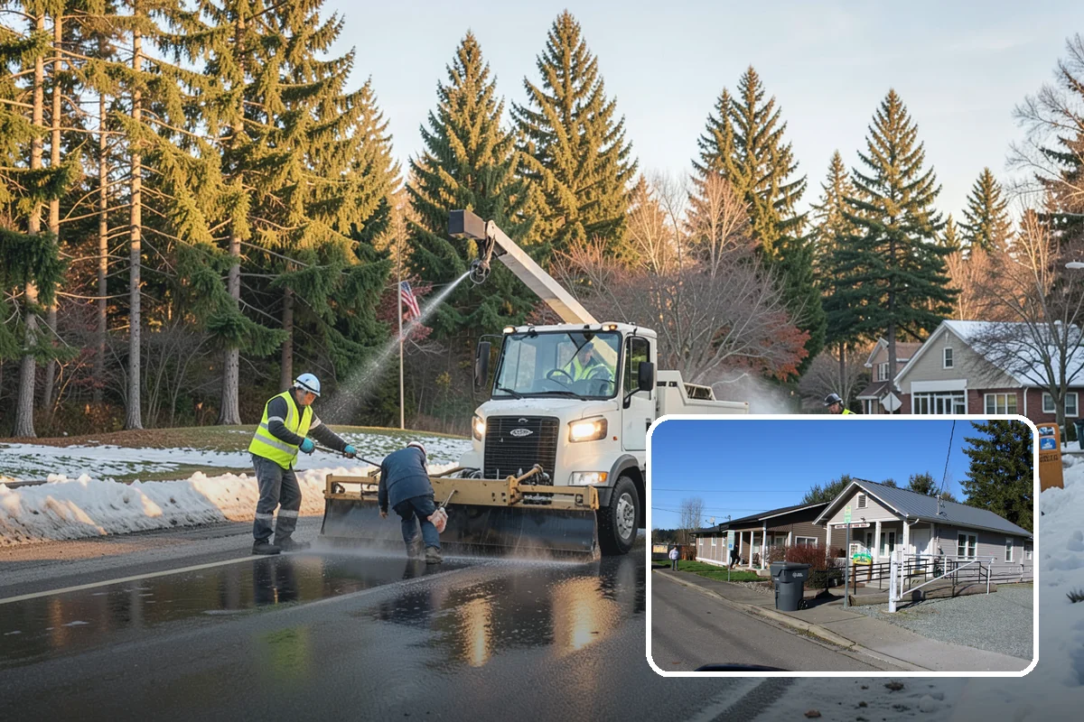 Parade Route Support in South Prairie, Pierce County, WA - Full route staging from barricades to signage