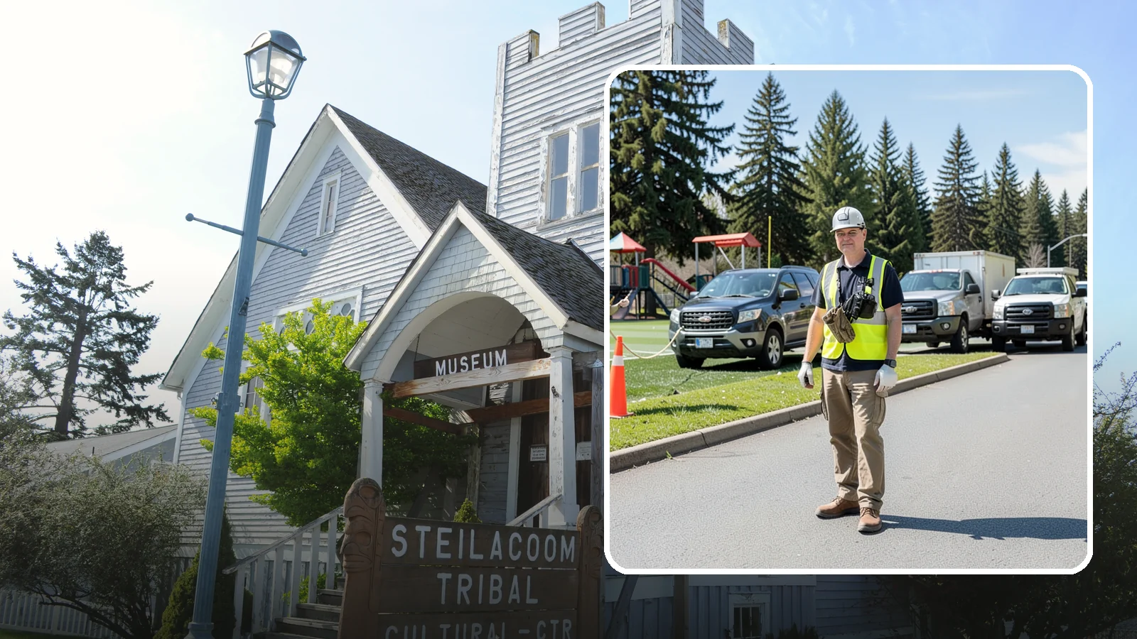 Parade Route Support in Steilacoom, Pierce County, WA - Route setup and support services for Western Washington parades and processional events.