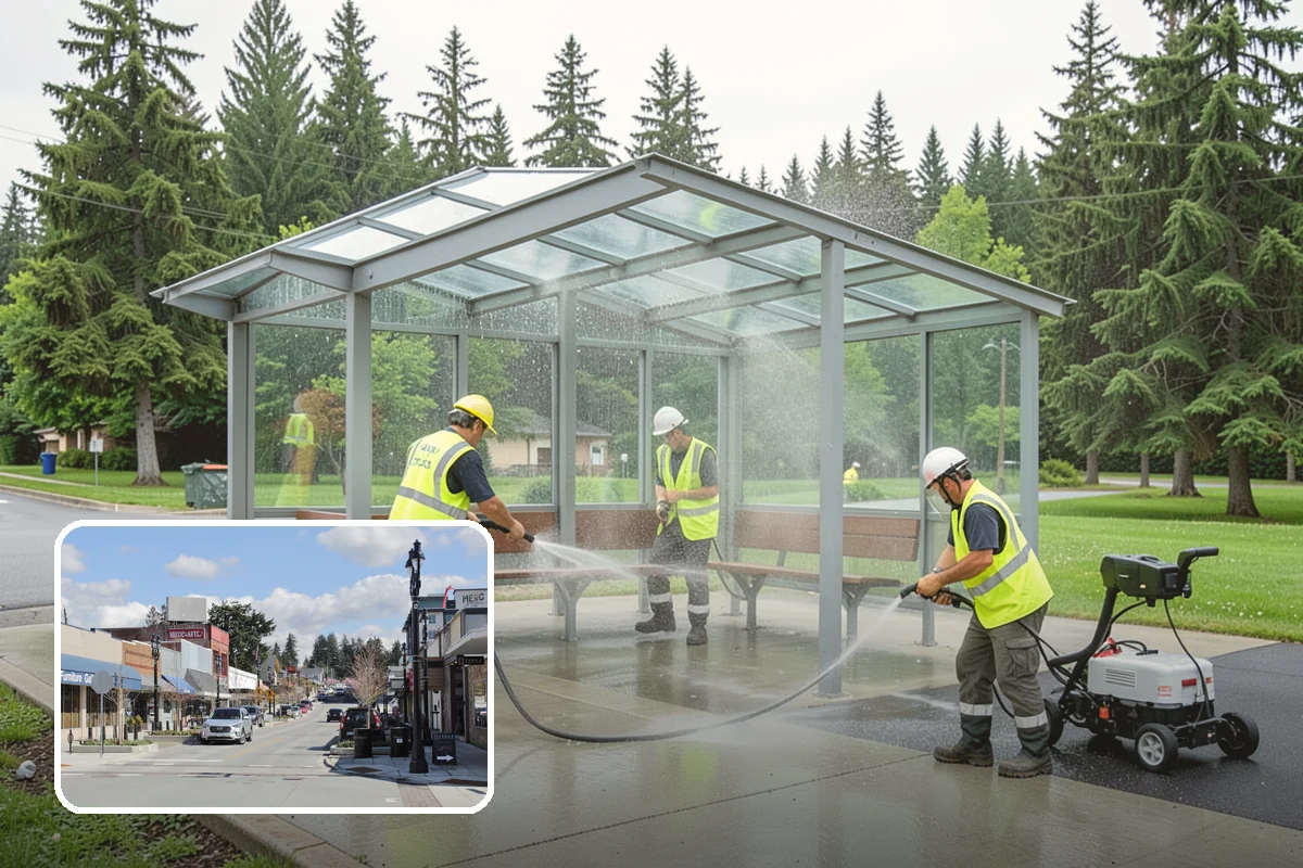 Park Cleanup in Bothell, King County, WA - A clean, inviting presentation that reflects community pride