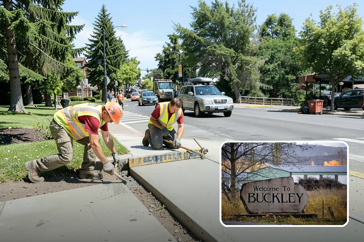 Park Cleanup in Buckley, Pierce County, WA - A clean, inviting presentation that reflects community pride