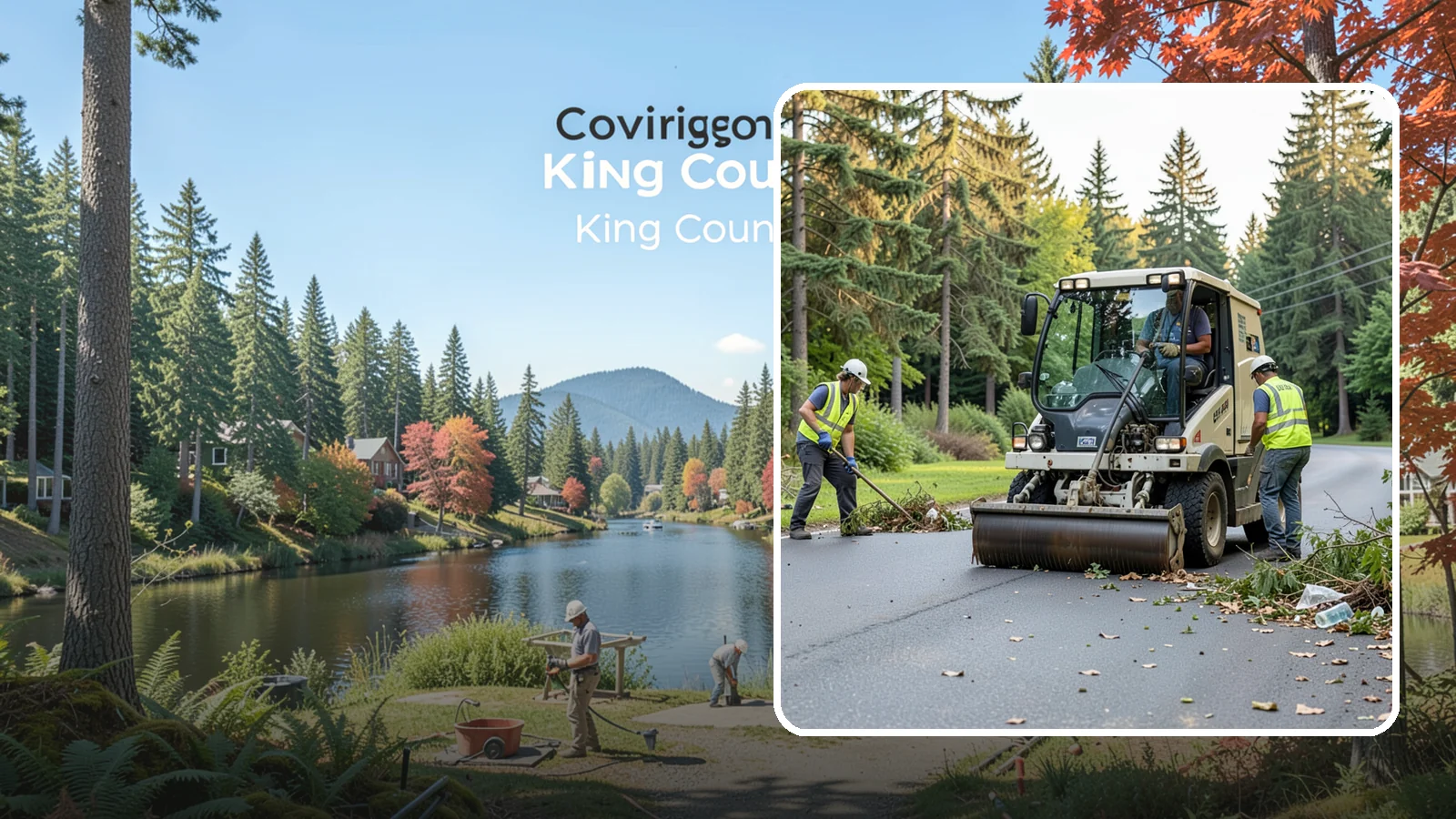 Park Cleanup in Covington, King County, WA - Comprehensive cleaning of park grounds and amenities that restores a safe, welcoming public space.